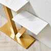 NicBex Console Table with Exquisite Shape Design,Entryway Table with Adjustable Foot Pads,Modern Couch Table for Living Room - 3 of 4