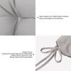 ARTPLAN All Weather Chair Outdoor Cushions Settee Loveseat Bench Cushions Set of 5 Wicker Tufted Pillow for Patio Outdoor Furniture - 4 of 4