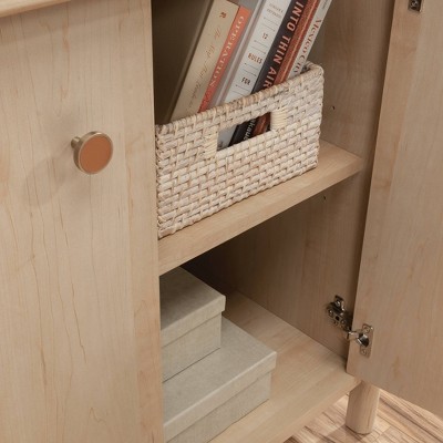 Natural Maple Adjustable Shelf Office Storage Cabinet