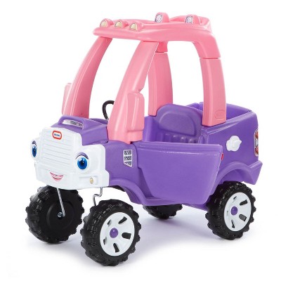 Photo 1 of Little Tikes Pink and Purple Princess Cozy Foot to Floor Kids Ride On Truck
