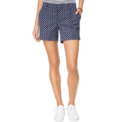 Tommy Hilfiger Womens Printed Floral Casual Chino Shorts