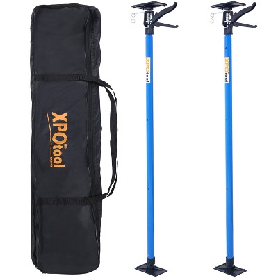 Vynxaria 2-Pack Adjustable Support Poles - Heavy-Duty 3rd Hand System for DIY Projects