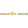 EVERLY JEWELRY |Cubic Zirconia Tennis Bracelet in Brass - Multiple Gemstone and Metal Color Options. - 2 of 4