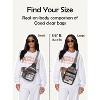 Large Transparent Sling Backpack, Stadium Compliant Clear Crossbody Bag, for Sports Events, Venue Security - 3 of 4
