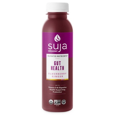 Suja Organic Elevated Nutrients Gut Health Elderberry Ginger Drink - 12 fl oz