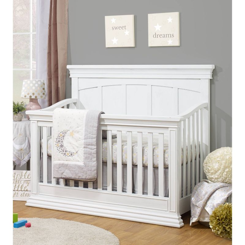 Sorelle Modesto 4-in-1 Standard Full-Sized Crib White, 3 of 6