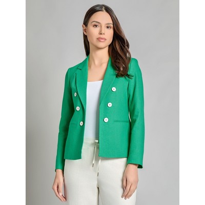 Jones New York Faux Double Breasted Blazer