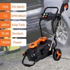 Electric High Pressure Washers 1500W 1950 PSI 1.5 GPM With Nozzle Tips & Soap Tank - 3 of 4