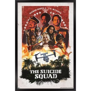 Trends International DC Comics Movie The Suicide Squad - Plane Group Framed Wall Poster Prints - 1 of 4