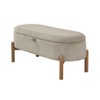 CAVINAS Modern Lift-Open Top Ottoman Bench with Cushioned Seat,Upholstered Storage Bench for Living Room - 2 of 4