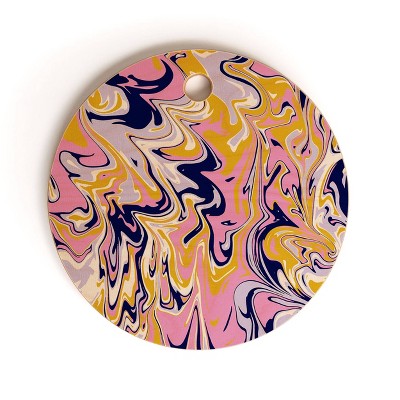 13" Wood Sunshine Canteen Marble Cutting Board - society6