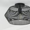 Capital Lighting Kaiya 1 - Light Semi-Flush Mount in  Matte Black - 2 of 3