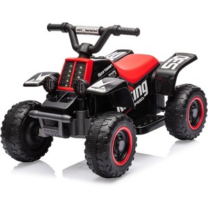 ATV for Kids, 6V Battery Powered Toddler 4 Wheeler w/Music, Light, 1.5mph Max Speed, Kids ATV 4 Wheeler 3+ Years - 1 of 4