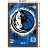 Trends International NBA Dallas Mavericks - Maximalist Logo 23 Framed Wall Poster Prints - 3 of 4