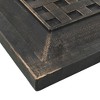 VidaXL Parasol Base Square Polyresin 26.5 lb Bronze - 4 of 4