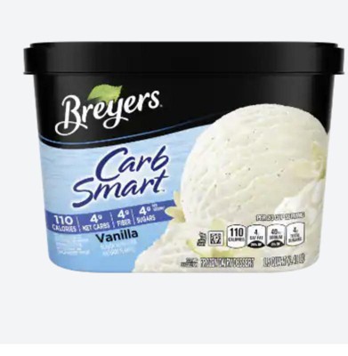 Breyers Carb Smart Vanilla Frozen Dairy Dessert - 48oz : Target