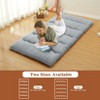 TackView Japanese Floor Futon Mattress, Japanese Style Folding Futon Mattress Sleeping Mattress Pad, Tatami Mat, Roll Up Camping Mattress - 4 of 4