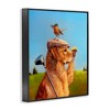 Stupell Industries Bird & Dog Golfing Black Framed Giclee Art - 3 of 4