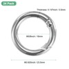 Unique Bargains Metal Spring O Rings 5/8 Inch Zinc Alloy Durable Multipurpose Lightweight Buckle - 3 of 4