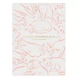 College Ruled Journal Softcover Cats - Green Inspired