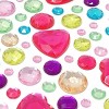 Wrapables Acrylic Self Adhesive Crystal Rhinestone Gem Stickers, Hearts Pink Blue Green - 2 of 2