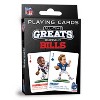 MasterPieces Officially Licensed NFL Buffalo Bills All-Time Greats Playing Cards - 54 Card Deck - 2 of 4