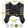 Philosophy Gym Weighted Workout Vest, Strength Training Fitness Body Weight Vest - 3 of 4