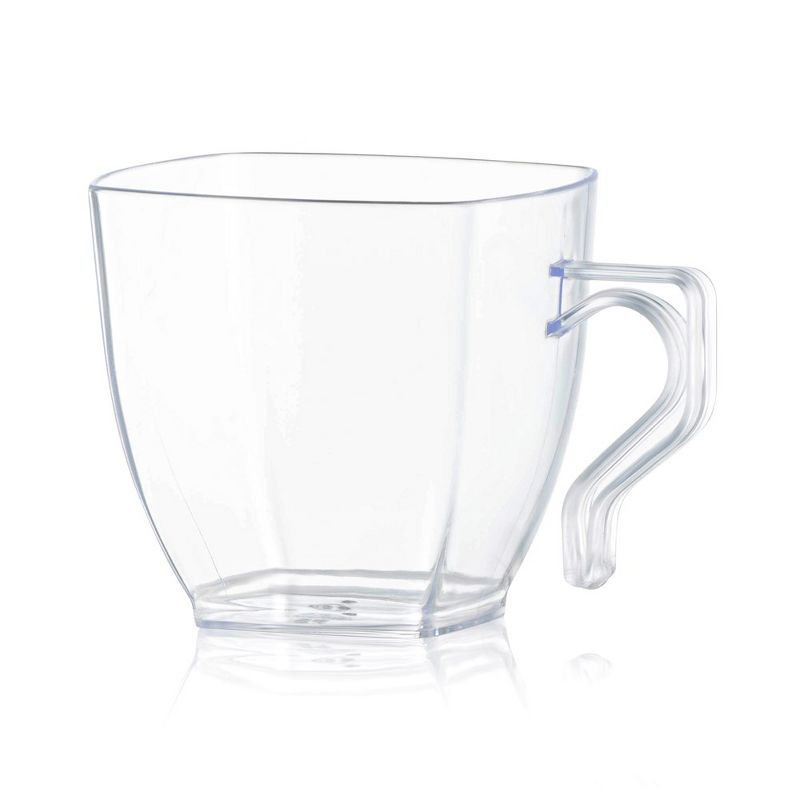 Smarty Had A Party 8 oz. Clear Square Plastic Coffee Mugs (192 Mugs), 1 of 3