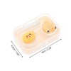 Unique Bargains Contact Lens Case Contact Lens Container Contact Lens Carrier 2.36"x1.65"x1.1" 1 Set - 3 of 4