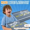 Strictly Briks Building Blocks Road Plates 10x10", 4 Pack Kids Brick Baseplates Compatible with All Major Brands, 4 Straight - 2 of 4