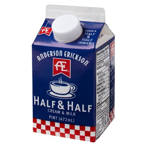 Anderson Erickson Half Half Cream Milk 1pt Target