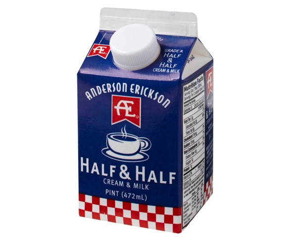 Anderson Erickson Half & Half Cream & Milk - 1pt