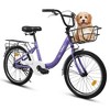 SeaCamel 20 Inch Kids Bike: 1-Speed w/ Coaster & V-Brake, Chain Guard, Rear Rack, Lightweight Steel Frame (Ages 5-9 Boys & Girls - 2 of 4