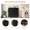 Gikpal 10 Drawers Dresser for Bedroom, Storage Drawer, Cupboards & Cabinets, Side Pockets & Hooks, Sturdy Metal Frame, Kitchen, Dinning Room - 4 of 4
