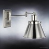 Urban Ambiance Luxury Traditional Wall Light,  9.625"H x 8.25"W,  Brushed Nickel Finish, UHP3310 - 3 of 4