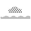Ashley Productions® Magnetic Scallop Border, Large Black Polka Dots on White, 12 Feet Per Pack, 6 Packs - 2 of 2