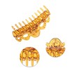 Unique Bargains Fashion Corrugated Edge Hair Clips Hairdo Clip 1 Pc - 2 of 4