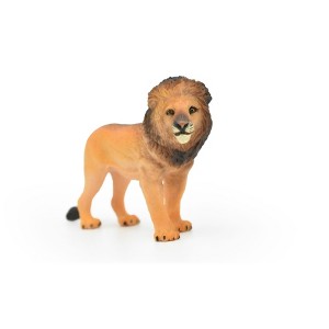 African Lion, Male, King of the African savanna, Museum Quality, Hand Painted, Plastic Animal, Realistic, Model, Toy, 4 1/2 Inches.  CWG191 BB44 - 1 of 4