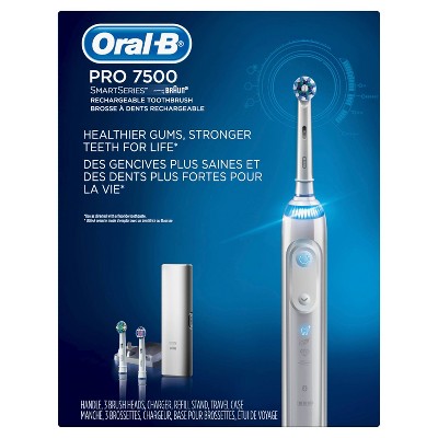Oral-B Pro 7500 Power Rechargeable Toothbrush powered By Braun - White