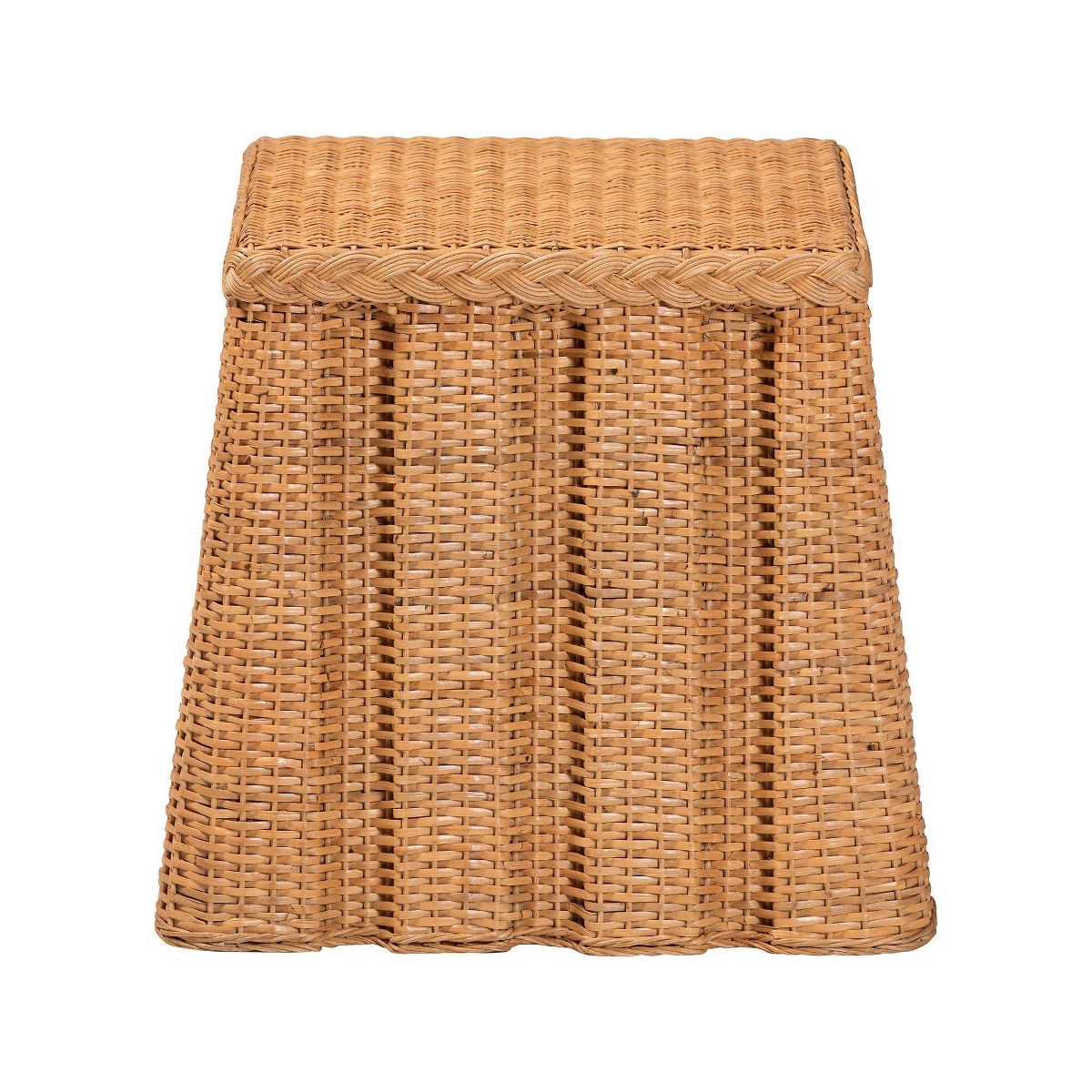 bali & pari Andrea Natural Rattan End Table Light Honey - thumbnail 2