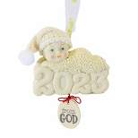 Snowbabies From God Ornament  -  One Ornament 3.75 Inches -  Baby Christmas 2023  -  6012365  -  Polyresin  -  Off-White