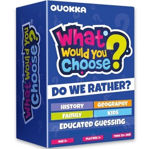 QUOKKA Board Game for 8-12 Year Olds - Card Quiz Game - What Would You Choose | Family, Kids, History, Original - 1 of 4