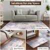 Sorbus Rug with Rubber Backing, Non-Slip, Vintage Look - for Living Room, Kitchen, Bedroom, Dining Room - 2 of 4