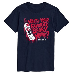 Men's - Scream - Favorite Scary Movie Short Sleeve Graphic T-Shirt - 1 of 4