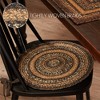 Espresso Jute Chair Pad 15 inch Diameter VHC Brands - 3 of 4