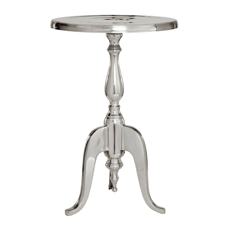 Metal Pedestal Table Silver - Olivia &#38; May, 1 of 28
