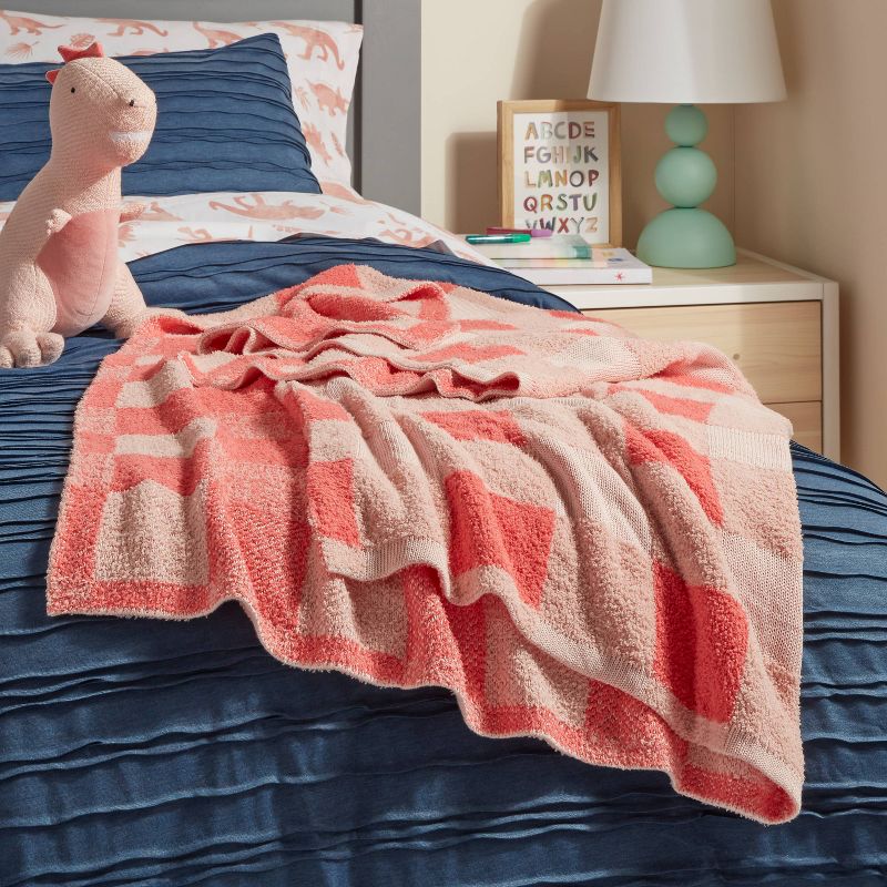 Knit Kids' Throw Blanket - Pillowfort™, 3 of 10