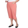 Alfred Dunner Womens Plus-Size Flat Front Allure Classic Clamdigger Pant - 3 of 4