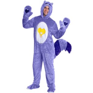 HalloweenCostumes.com Care Bears & Cousins Bright Heart Raccoon Adult Costume. - 1 of 3