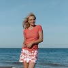 Calypsa Women's UPF 50+ Short Sleeve Adele Swim Top - 4 of 4